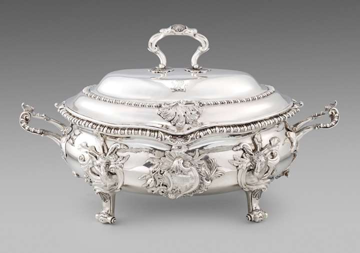 A Superb George II Rococo Soup Tureen